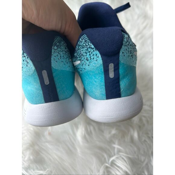 Nike Women's LunarEpic Flyknit 2 Low Running Shoes - Binary Blue - Size 9.5 - Picture 5 of 6